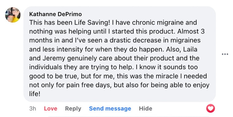 Customer comment