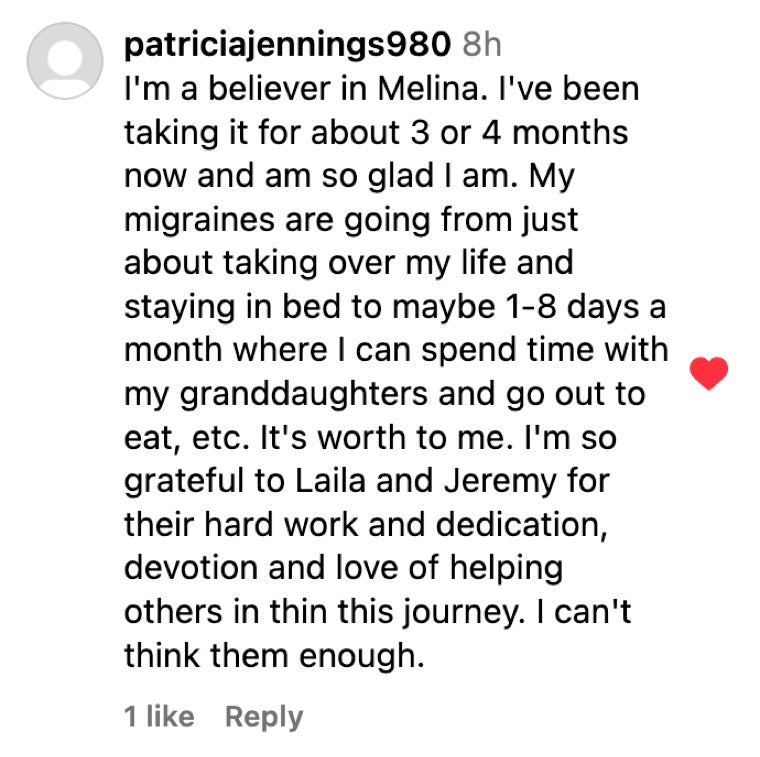 Customer comment