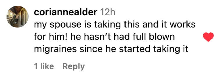 Customer comment